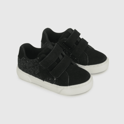 ZAPATILLA COLLOKY VELCROS NEGRA BRILLO 472002-01