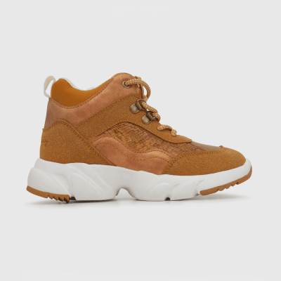 BOTIN COLLOKY DE NIÑA CORDON CHUNKY CAFES ROJIZOS 540602-93