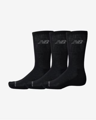 CALCETINES NEW BALANCE Everyday Cushion Crew Socks 3 Pack NEGRO LARGO LAS51293BK