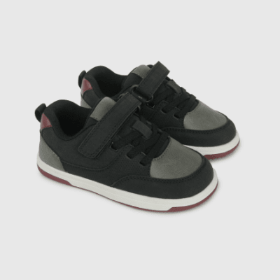 ZAPATILLA COLLOKY VELCRO NEGRA CUERO 473102-01