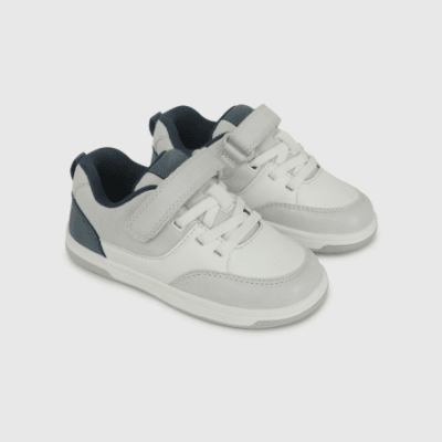 ZAPATILLA COLLOKY VELCRO GRIS CUERO 473102-981