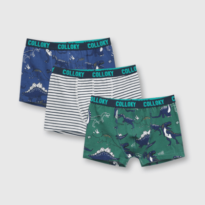 BOXER COLLOKY AZUL 3 PACK BXSX0150