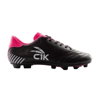 ZAPATO DE FUTBOL CAC1KE FINTA TIERRA NEGRO ROSADO C1KFINTA-01-081