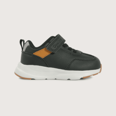 ZAPATILLA OPALINE NEGRO CUERO VELCRO 471502-01