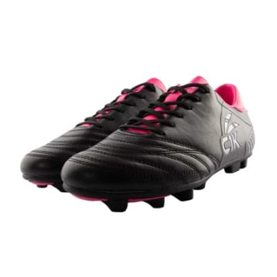 ZAPATO DE FUTBOL CAC1KE FINTA TIERRA NEGRO ROSADO C1KFINTA-01-08