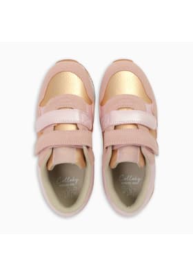 ZAPATILLA COLLOKY NIÑA ROSADA BRILLANTE PLATAFORMA