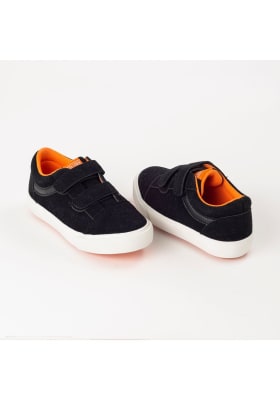 ZAPATILLA COLLOKY NIÑO 2 VELCRO NEGRA VULCANIZADA