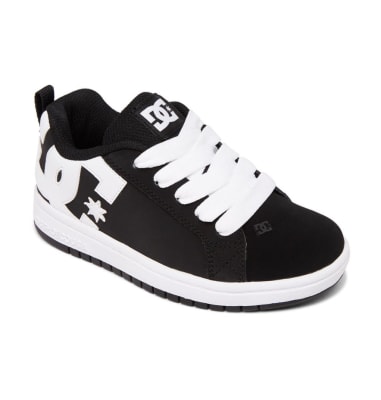 ZAPATILLA DC COURT GRAFFIK ADBS100207 BLACK/WHITE