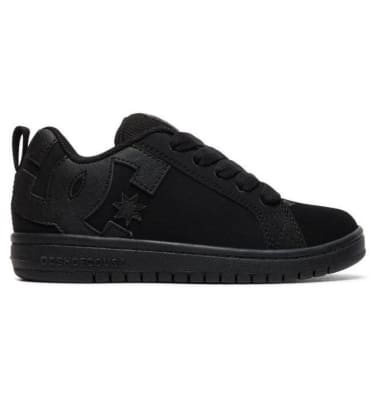 ZAPATILLA DC COURT GRAFFIK ADBS100207 BLACK/BLACK