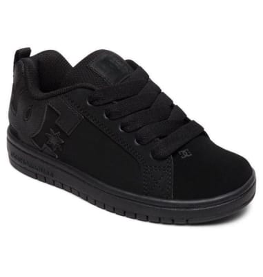 ZAPATILLA DC COURT GRAFFIK ADBS100207 BLACK/BLACK