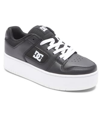 ZAPATILLA DC MANTECA 4 PLATAFORM ADJS100156 BLACK/WHITE