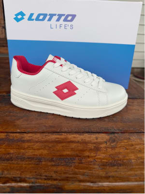 ZAPATILLA LOTTO ROMA JR WHITE/PINK J0870-2