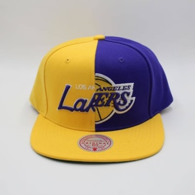 JOCKEY MITCHELL AND NESS LOS ANGELES LAKERS NBA SNAPBACK HHSS4516
