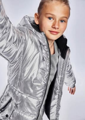 CHAQUETA MAYORAL MATALIZADA TITANIO 7437