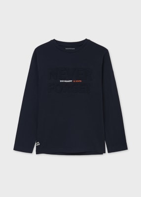 POLERA MAYORA MANG LARGA PETROLEO 701235