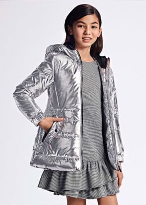 CHAQUETA MAYORAL MATALIZADA TITANIO 7437