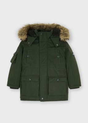 PARKA MAYORAL CAPUCHA DE PELO ENELDO 441638