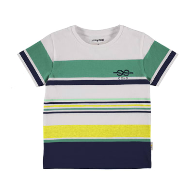 Polera Mayoral m/c rayas bloques 300951