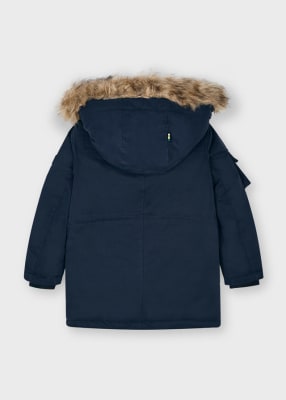 PARKA MAYORAL CAPUCHA DE PELO MARINO 441640