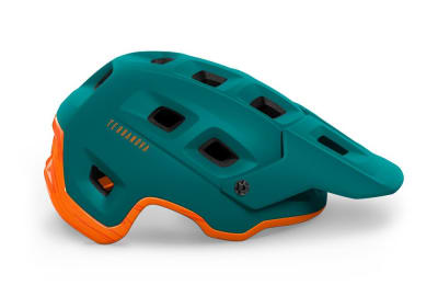 MET TERRANOVA ALPINE GREEN ORANGE MATT GLOSSY TALLA S
