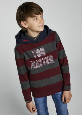 POLERON MAYORAL CON GORRO ROOIBOS 740778