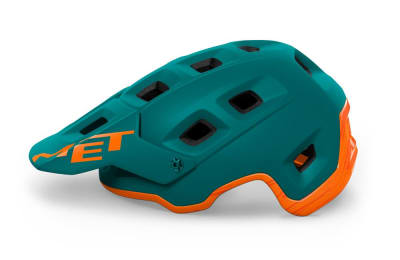 MET TERRANOVA ALPINE GREEN ORANGE MATT GLOSSY TALLA S
