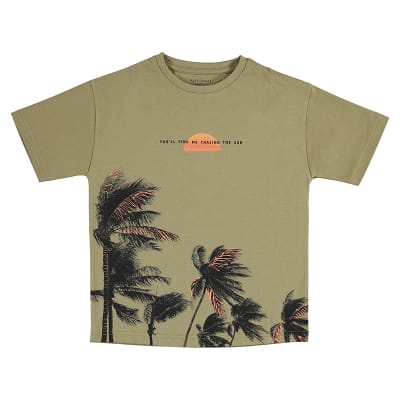Polera Mayoral m/c print palmeras 601690