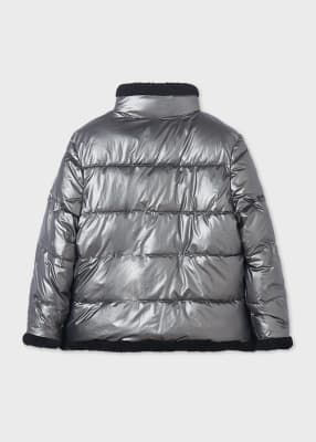 CHAQUETA MAYORAL REVERSIBLE BORREGO TITANIO 7441