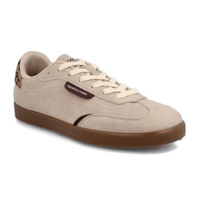 ZAPATILLA NORTH STAR GRIS CAFÉ ANIMAL PRINT 581-8057