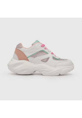 ZAPATILLA COLLOKY NIÑA CHUNKY BLANCO CORDONES 57400210