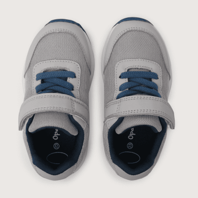 ZAPATILLA OPALINE NIÑO DEPORTIVA VELCRO GRISES -47250311