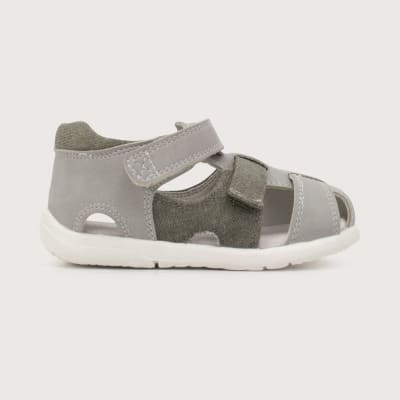 SANDALIA OPALINE NIÑO DOBLE VELCRO GRISES 330902-70