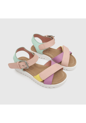 SANDALIA COLLOKY NIÑA ROSADO CON HEBILLA 432602-30
