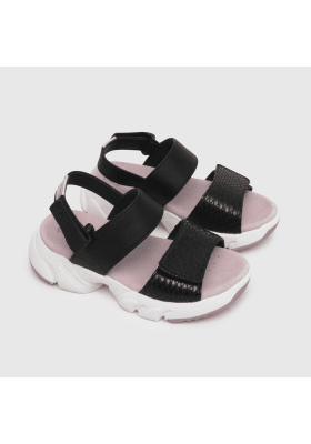 SANDALIA COLLOKY NIÑA NEGRO VELCRO CHUNKY 432002-01