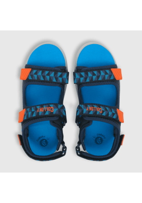 SANDALIA COLLOKY NIÑO AZUL ,LUCES DOBLE VELCRO 536702-50