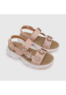 SANDALIA COLLOKY NIÑA ROSADA CON HEBILLA 532602-301