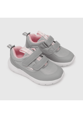 ZAPATILLA COLLOKY NIÑA GRISES DOBLE VELCRO ELASTICO 489203-113