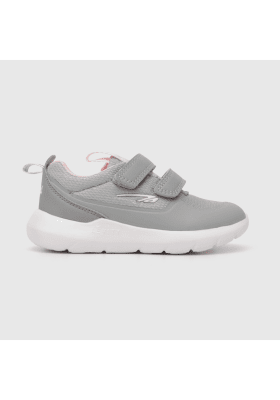 ZAPATILLA COLLOKY NIÑA GRISES DOBLE VELCRO ELASTICO 489203-11