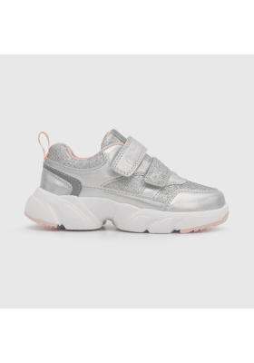 ZAPATILLA COLLOKY NIÑA GRISES CHUNKY VELCRO 472002-11