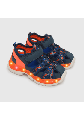 SANDALIA COLLOKY NIÑO AZUL CON LUCES VELCRO 431902-501