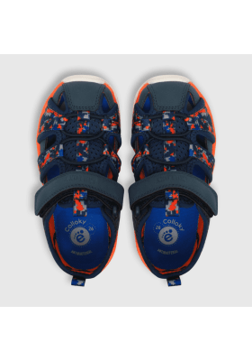 SANDALIA COLLOKY NIÑO AZUL CON LUCES VELCRO 431902-50