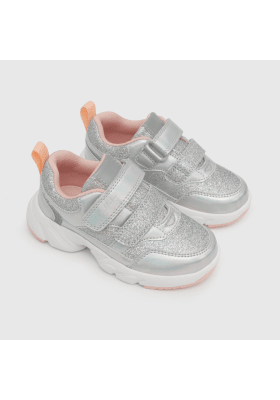 ZAPATILLA COLLOKY NIÑA GRISES CHUNKY VELCRO 472002-114