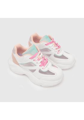 ZAPATILLA COLLOKY NIÑA CHUNKY BLANCO CORDONES 574002102