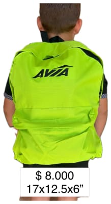 MOCHILA AVIA VERDE AGUA 11-51821-VERDE TAMAÑO 17X12.5X6