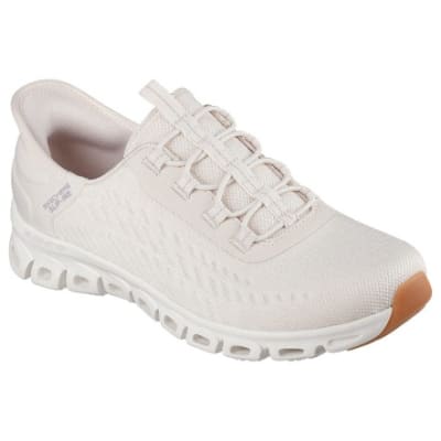 ZAPATILLA SKECHERS SIN CORDON BEIGE 104574/NAT