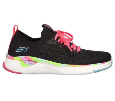 ZAPATILLA SKECHERS DE NIÑA SOLAR FUSE BKMT