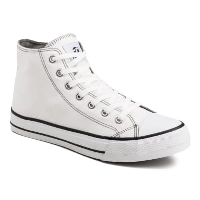 ZAPATILLA TOPPER RAIL HI CANVAS BLANCA CAÑA ALTA 25958