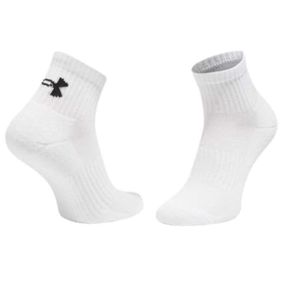 CALCETAS UNDER ARMOUR UNISEX COTTON BLANCA 1358344-100