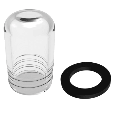 TUBO VISOR TRANSPARENTE CON JUNTA DE GOMA PARA FILTRO VULCANO1
