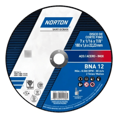 DISCO CORTE ACERO INOX 7